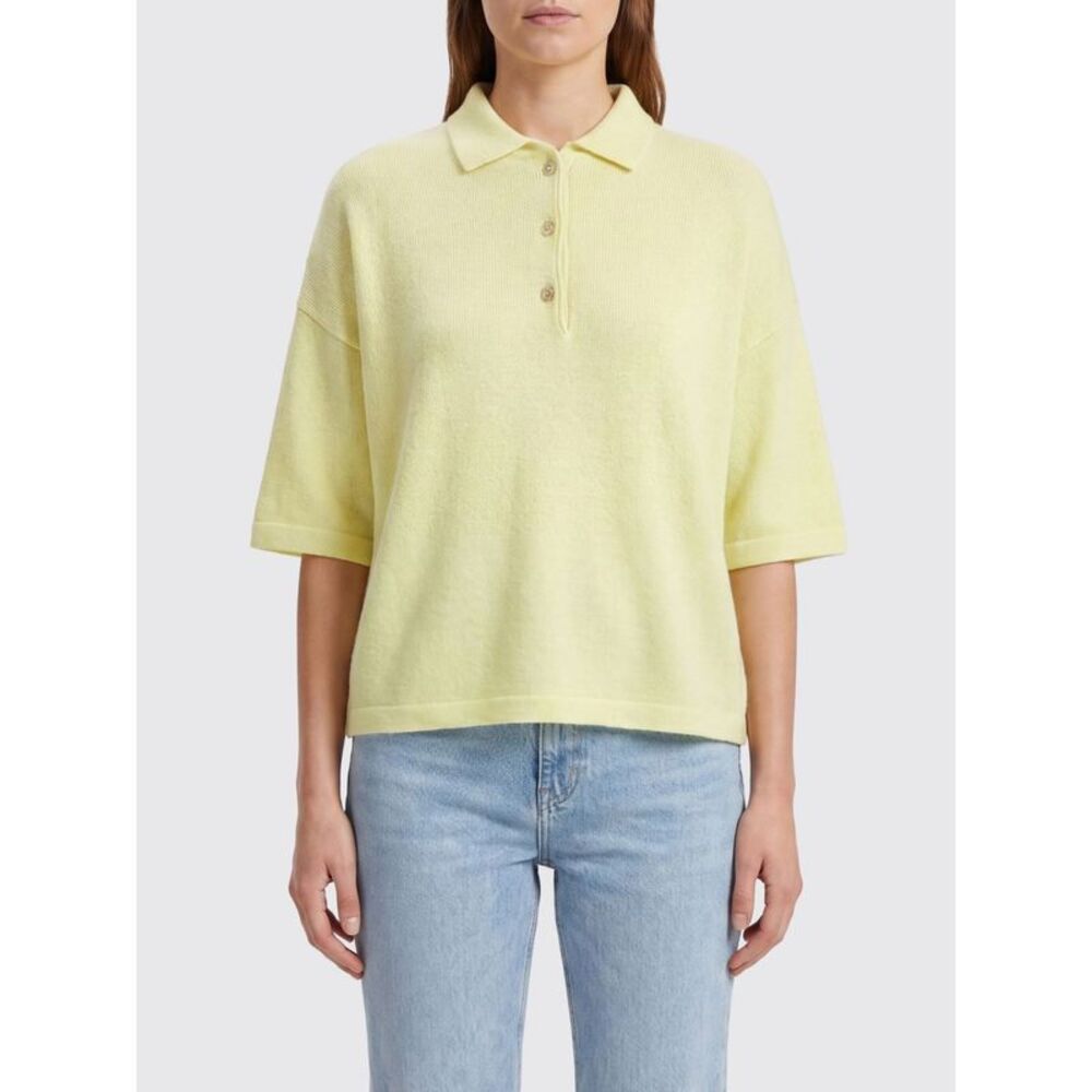 Allude Polo Shirt Woman Yellow